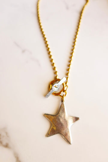 Jake Necklace Star Silver