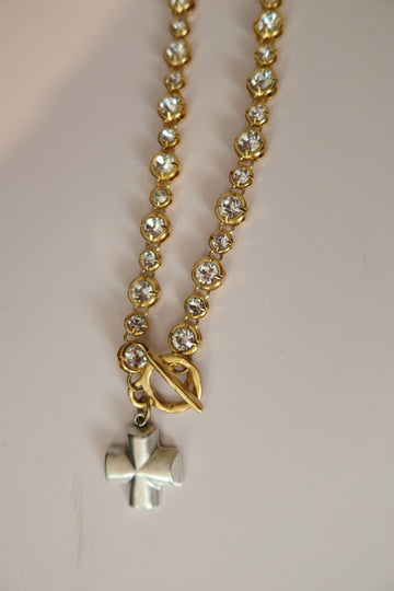 Mary Alice Necklace Cross Silver