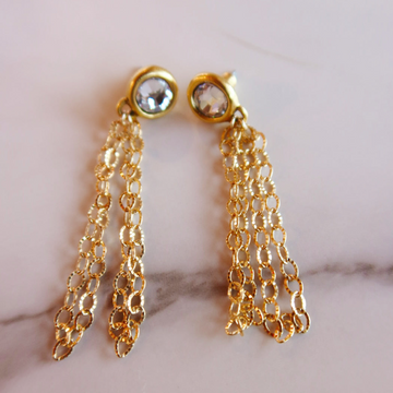 Anne Marie Long Chain Earrings